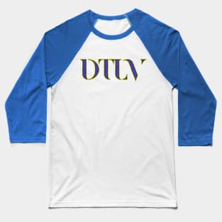 Downtown Las Vegas DTLV Lotus Tile Baseball T-Shirt